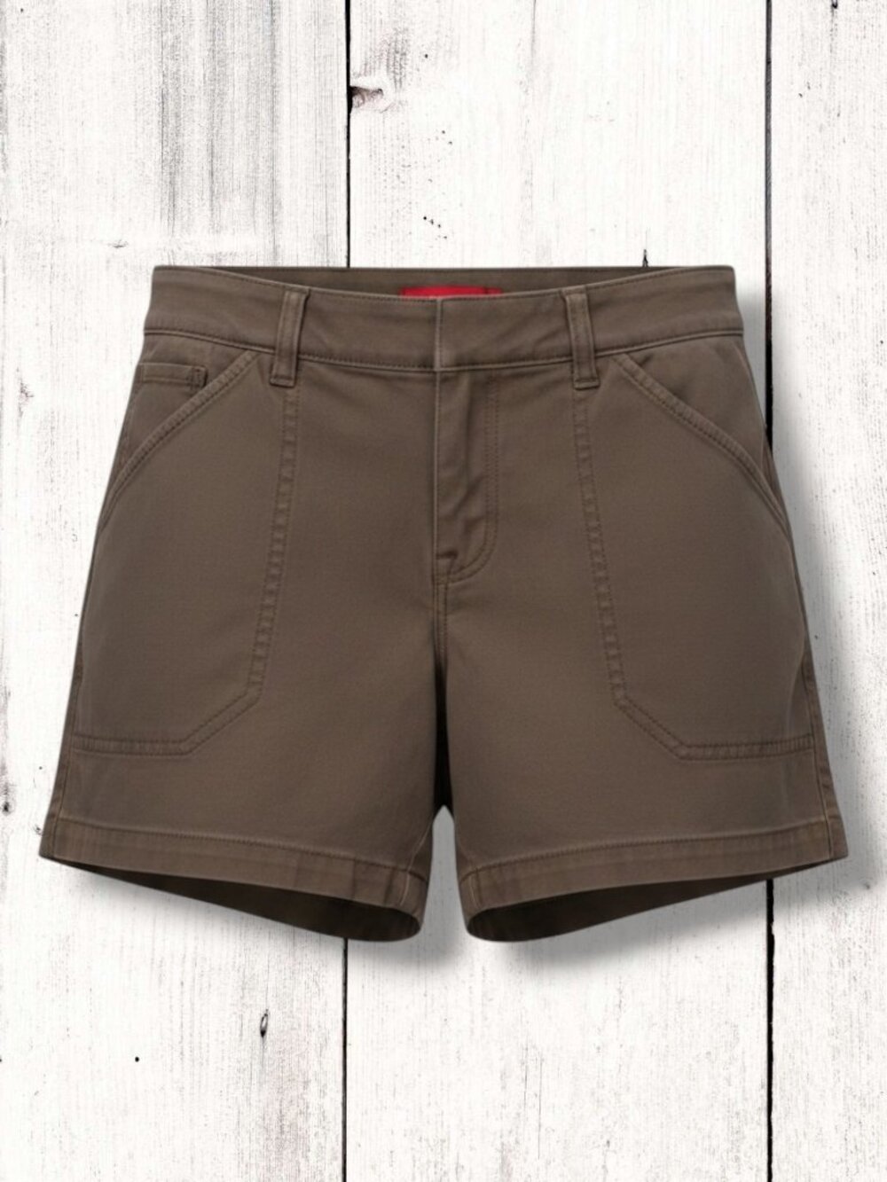 Spanx On-the-Go 5" Pull-On Shorts Cinnamon Brown‎ S